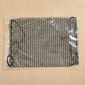 Sparkling Silver Rhinestone Face Mask